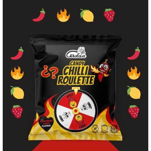 CERDAN CARAMELO CHILY ROULETTE 500GR