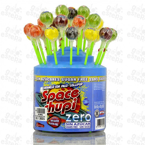 SPACE CHUPI ZERO SIN AZUCAR 50U.